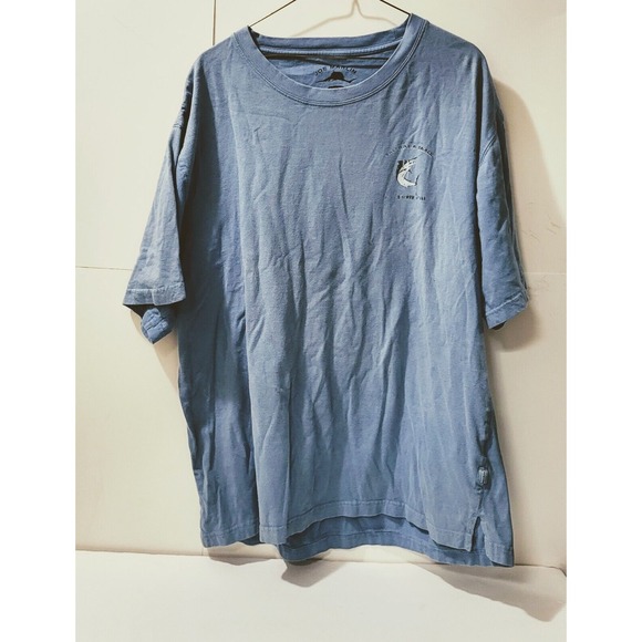 Joe Marlin's ,SaltyWater Shack , Marlin's Logo, Blue Tee Shirt Men's Size XXL - Picture 9 of 9